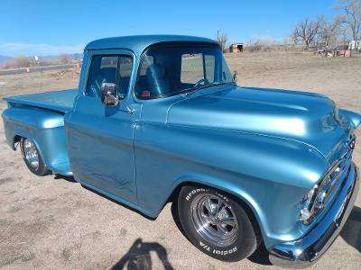 1957 Chevy stepside custom pickup for sale in Peyton, CO