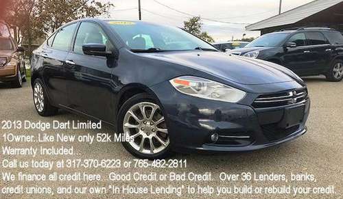 2013 Dodge Dart 4dr Sdn Limited-1Owner-52K Miles-Like... for sale in Lebanon, IN