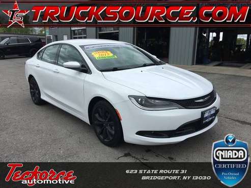 2015 Chrysler 200 S 2.4L Loaded! White! Guaranteed Credit! for sale in Bridgeport, NY