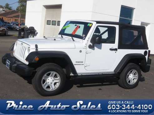 2012 Jeep Wrangler Sport 4x4 2dr SUV Fully Serviced!! - cars &... for sale in Concord, MA