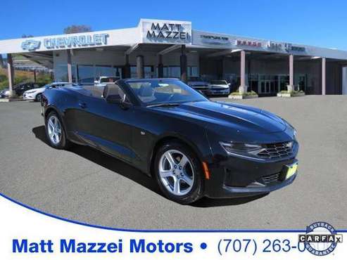 2019 Chevrolet Camaro convertible 1LT (Black) - - by for sale in Lakeport, CA