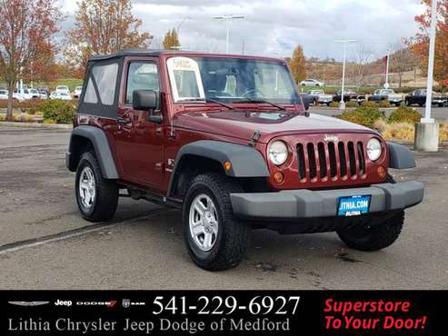 2009 Jeep Wrangler 4WD 2dr X - cars & trucks - by dealer - vehicle... for sale in Medford, OR
