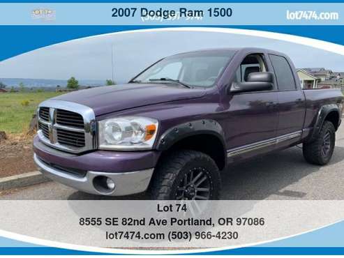 2007 Dodge Ram 1500 4WD Quad Cab 140 5 SLT - - by for sale in Portland, OR
