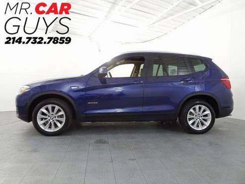 2017 BMW X3 xDrive28i xDrive28i Rates start at 3.49% Bad credit also... for sale in McKinney, TX