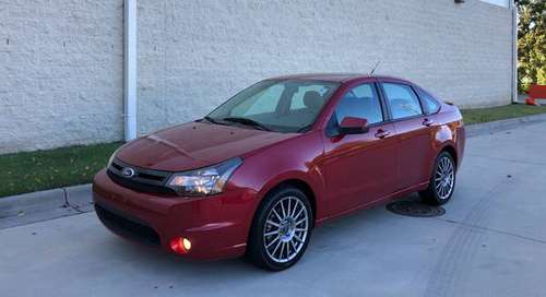 Sangria Red-2011 Ford Focus SES-Automatic-90k-Alloys-Sync - cars &... for sale in Raleigh, NC