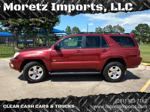 2005 Toyota 4Runner SR5 V6 2WD SUV: Moonroof * Leather * Warranty for sale in Spring, TX