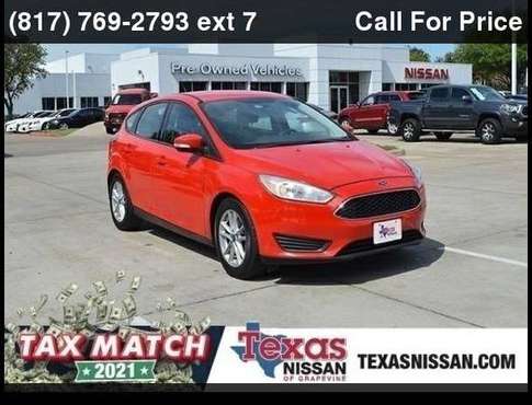 2017 Ford Focus SE - - by dealer - vehicle automotive for sale in GRAPEVINE, TX