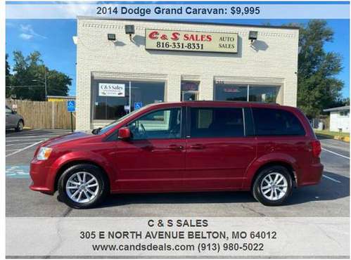 2014 Dodge Grand Caravan SXT 4dr Mini Van - cars & trucks - by... for sale in Kansas City, MO