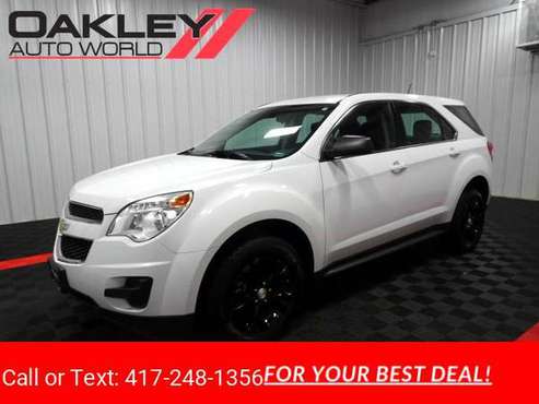 2014 Chevy Chevrolet Equinox 4dr LS hatchback White for sale in Branson West, MO