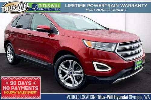 2017 Ford Edge Titanium SUV - cars & trucks - by dealer - vehicle... for sale in Olympia, WA