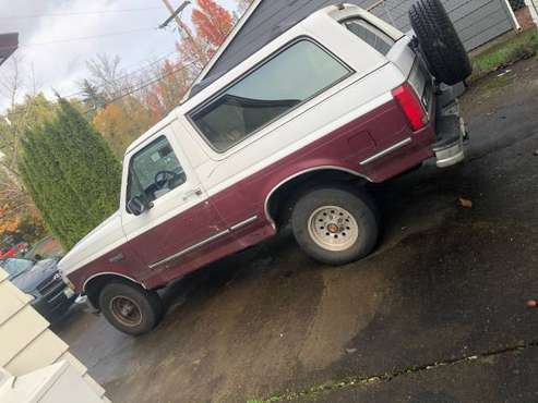 1992 Ford Bronco XLT - cars & trucks - by owner - vehicle automotive... for sale in Corvallis, OR
