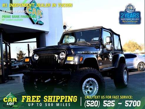 306/mo - 2004 Jeep Wrangler Rubicon 2dr 2 dr 2-dr for sale in Tucson, AZ