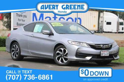 *2016* *Honda* *Accord* *LX-S* - cars & trucks - by dealer - vehicle... for sale in Vallejo, CA