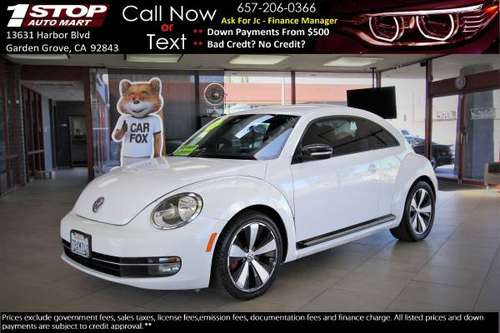 2013 Volkswagen Beetle * Can't Get Finance? WE CAN HELP!! $1200 DOWN... for sale in Garden Grove, CA