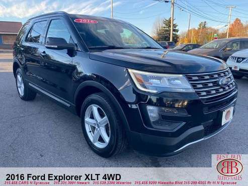 2016 FORD EXPLORER XLT 4WD! TOUCH SCREEN! DUAL PANO SUNROOFS!... for sale in N SYRACUSE, NY