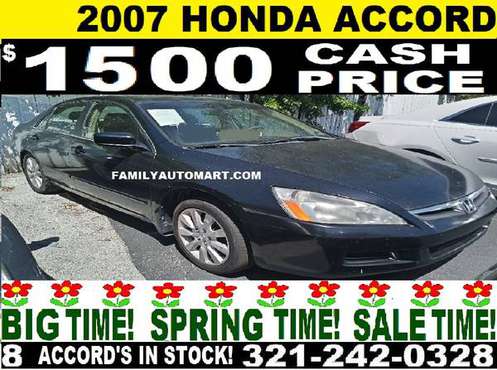 2007 HONDA ACCORD - - by dealer - vehicle automotive for sale in Melbourne , FL