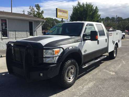 2012 FORD F350 SUPERDUTY SUPER CREW CAB 4 DOOR 4X4 9' UTILITY BODY... for sale in Wilmington, NC