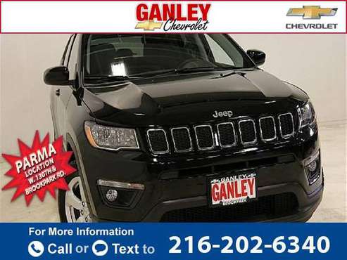 2018 Jeep Compass Latitude suv Diamond Black Crystal Pearlcoat -... for sale in Brook Park, OH