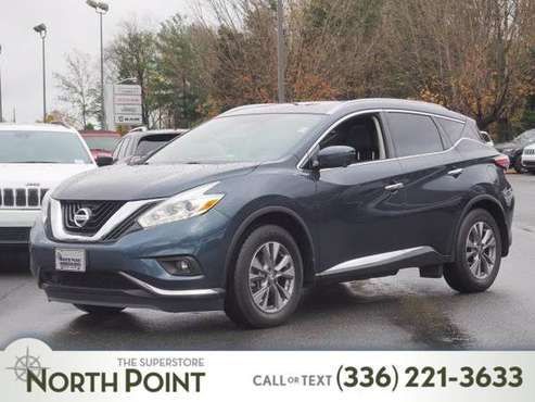 *2016* *Nissan* *Murano* *SL* - cars & trucks - by dealer - vehicle... for sale in Winston Salem, NC