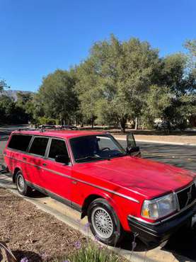 1993 Red Volvo wagon 8, 000 OBO for sale in Oak View, CA