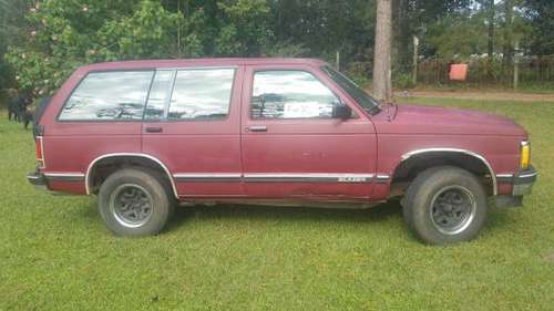 1992 S10 Blazer 4 door - cars & trucks - by owner - vehicle... for sale in Whigham, FL