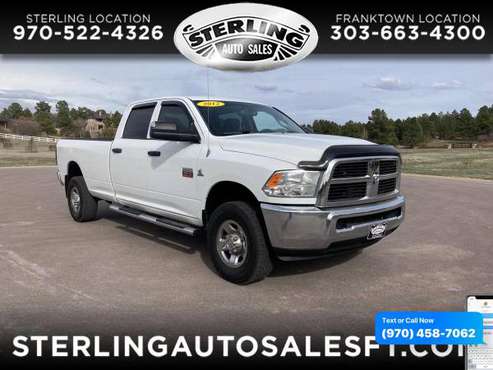 2012 RAM 3500 4WD Crew Cab 169 ST - CALL/TEXT TODAY! for sale in Sterling, CO