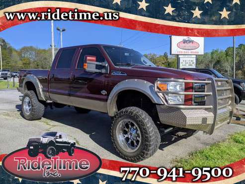 2012 Ford F-250 King Ranch Big Lifted 4x4 Diesel! - cars for sale in Lithia Springs, GA