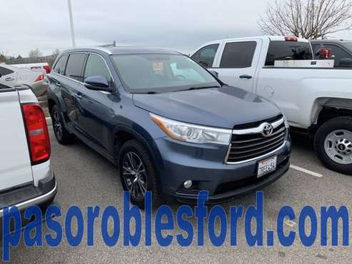 2016 Toyota Highlander FWD 4dr V6 XLE Shorelin for sale in Paso robles , CA