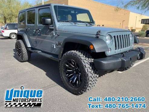 2014 JEEP WRANGLER UNLIMITED SPORT ~ ANVIL EDITION ~ LOW MILES ~ EAS... for sale in Tempe, NM