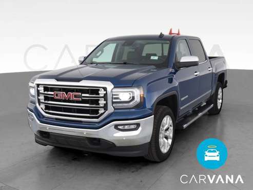 2017 GMC Sierra 1500 Crew Cab SLT Pickup 4D 5 3/4 ft pickup Blue - -... for sale in QUINCY, MA