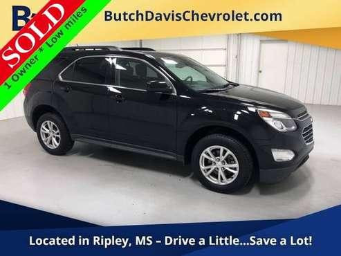 2017 Chevrolet Equinox LT Fuel Efficient 4D SUV w Backup CAM+LOW Miles for sale in Ripley, MS