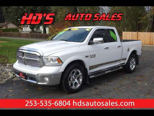 2014 RAM 1500 Laramie Quad Cab 4WD SUPER CLEAN!!! FULLY LOADED!!! -... for sale in PUYALLUP, WA