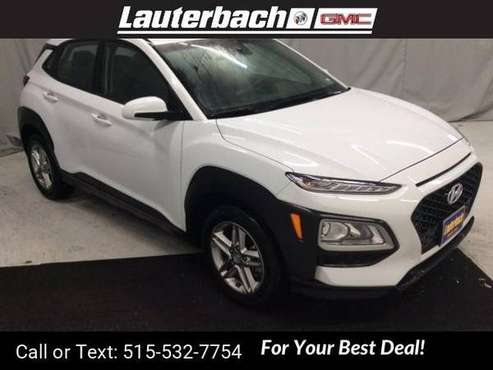 2019 Hyundai Kona SE suv White - - by dealer - vehicle for sale in IA