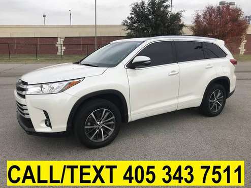 2018 TOYOTA HIGHLANDER XLE LOW MILES! 3RD ROW! LOADED! 1 OWNER!... for sale in Norman, TX