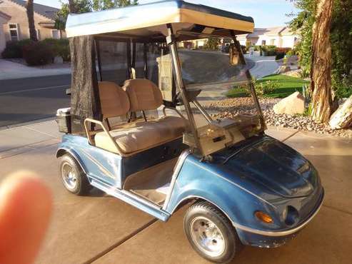 Golf Cart,,Club Car Custom ,,reduced 2 Seat 48 volt - cars & trucks... for sale in Palm Desert , CA