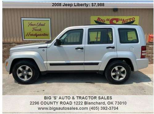 2008 JEEP LIBERTY SPORT! 4X4! 129K MILES!!! - cars & trucks - by... for sale in Blanchard, OK