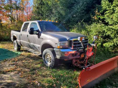 2002 F350 Lariat 4x4 with Plow - cars & trucks - by owner - vehicle... for sale in Naples, NY