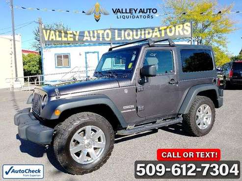 2016 Jeep Wrangler Sport Wagon - 38, 873 Miles - Only for sale in Spokane Valley, MT