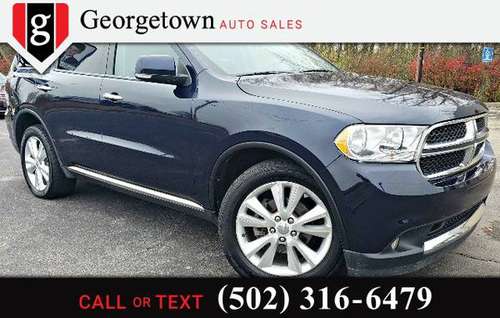 2013 Dodge Durango Crew - cars & trucks - by dealer - vehicle... for sale in Georgetown, KY