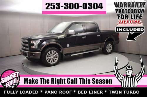 2016 Ford F-150 King Ranch 4WD SuperCrew 4X4 AWD PICKUP TRUCK AWD F150 for sale in Sumner, WA