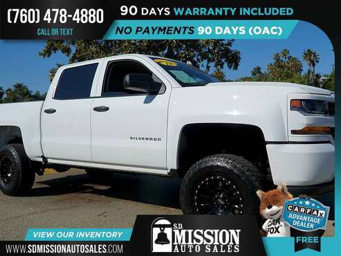 2018 Chevrolet Silverado 1500 Custom FOR ONLY $540/mo! - cars &... for sale in Vista, CA