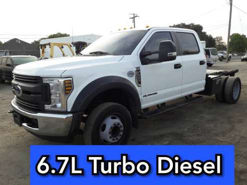 2019 FORD F550 SUPER DUTY 6 7L DIESEL CREW CAB AND CHASSIS - cars & for sale in San Jose, CA