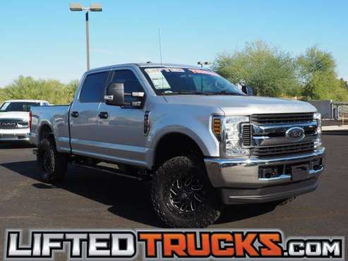 2019 Ford f-250 f250 f 250 Super Duty XL 4WD CREW CAB - Lifted... for sale in Glendale, AZ