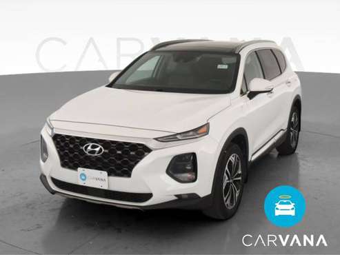 2019 Hyundai Santa Fe 2 0T Ultimate Sport Utility 4D suv White for sale in Pittsburgh, PA