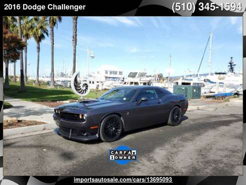 2016 Dodge Challenger 392 HEMI Scat Pack Shaker 2dr Coupe Trade-In... for sale in Alameda, CA