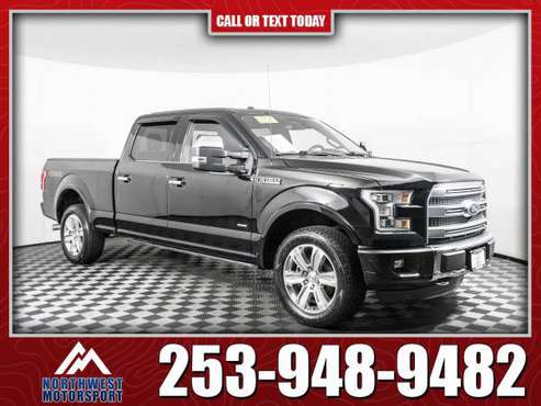 Lifted 2016 Ford F-150 Platinum 4x4 - - by dealer for sale in PUYALLUP, WA