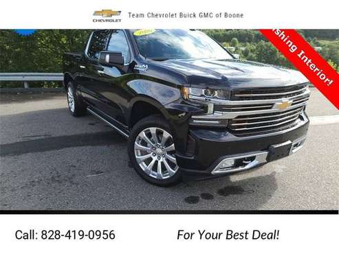 2020 Chevy Chevrolet Silverado 1500 High Country pickup Black - cars... for sale in Boone, NC