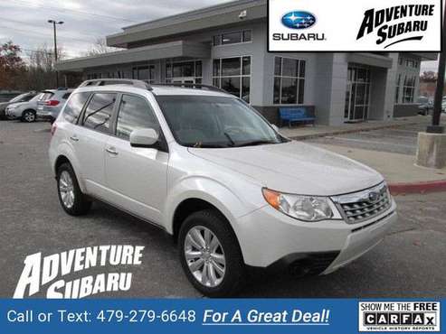 2013 Subaru Forester 2.5X suv Satin White Pearl - cars & trucks - by... for sale in Fayetteville, AR