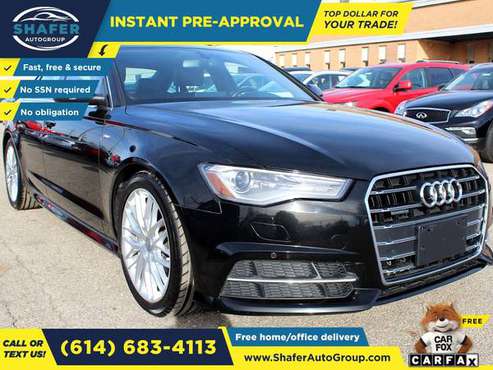 $389/mo - 2017 Audi A6 PREMIUM PLUS - Easy Financing! - cars &... for sale in Columbus, OH