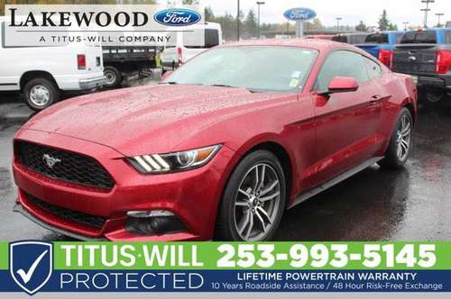 ✅✅ 2016 Ford Mustang 2dr Fastback EcoBoost 2dr Car for sale in Lakewood, WA